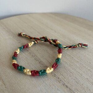 Danae Bracelet, anklet, trendy, comfortable, tie, embroidery thread, woven, gift